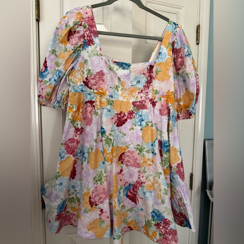 🌺Buddy Love Floral Puff Sleeve Dress🌼